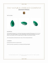 3.15 Ct. Emerald from Zambia Appraisal
