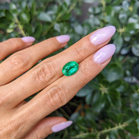 3.79 Ct. Emerald from Zambia Life Style