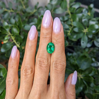 3.79 Ct. Emerald from Zambia Life Style