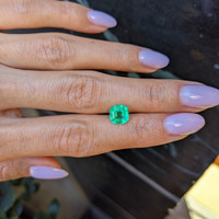 1.64 Ct. Emerald from Colombia Life Style