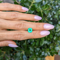 1.64 Ct. Emerald from Colombia Life Style