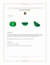 3.12 Ct. Emerald from Zambia Appraisal