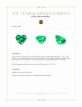 1.54 Ct. Emerald from Colombia Appraisal