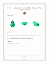 2.26 Ct. Emerald from Colombia Appraisal