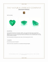 7.20 Ct. Emerald from Colombia Appraisal