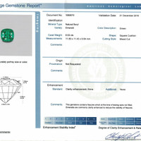 6.53 Ct. Emerald from Ethiopia Scan Report