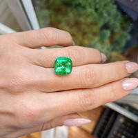 6.53 Ct. Emerald from Ethiopia Life Style