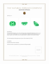 1.97 Ct. Emerald from Zambia Appraisal