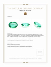 0.28 Ct. Emerald from Zambia Appraisal