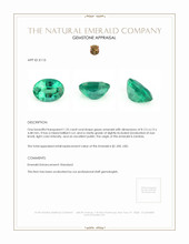1.35 Ct. Emerald from Zambia Appraisal