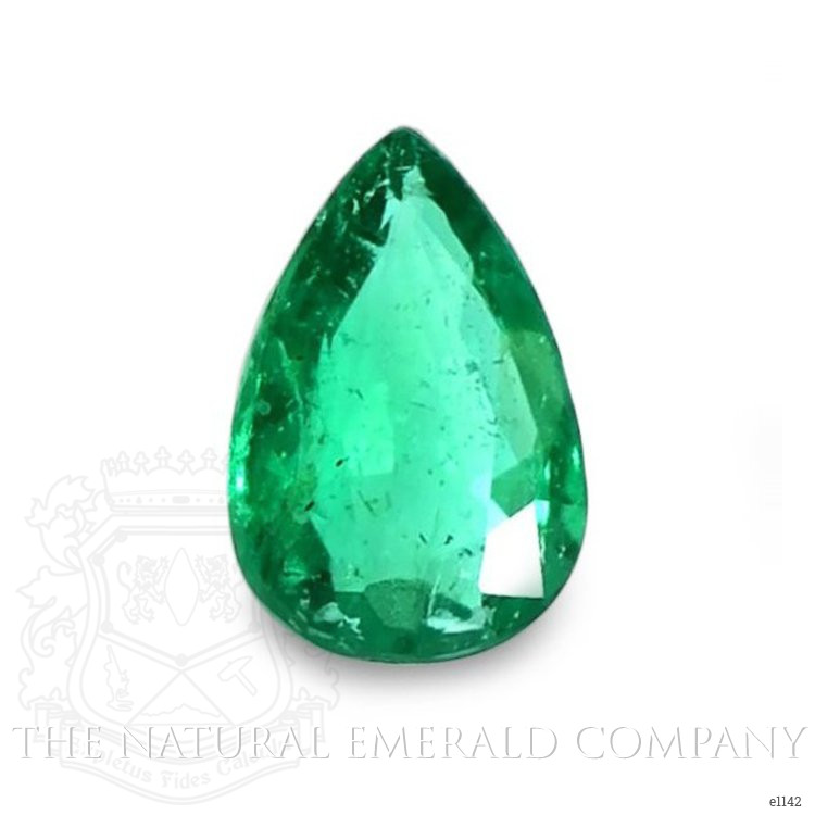  Emerald Ring 0.29 Ct. 18K White Gold