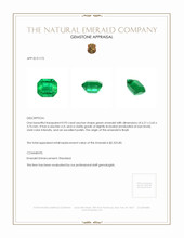 0.93 Ct. Emerald from Brazil Appraisal