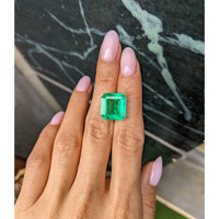 12.16 Ct. Emerald from Colombia Life Style