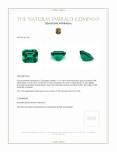 3.15 Ct. Emerald from Zambia Appraisal