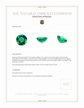 2.31 Ct. Emerald from Zambia Appraisal