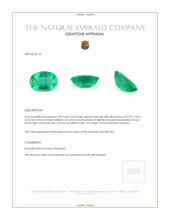 1.89 Ct. Emerald from Zambia Appraisal