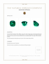 5.59 Ct. Emerald from Zambia Appraisal