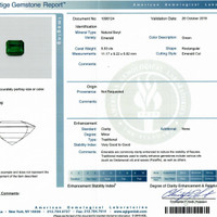 5.53 Ct. Emerald from Zambia Scan Report