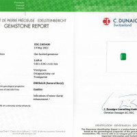 2.69 Ct. Emerald from Zambia Scan Report