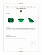 3.40 Ct. Emerald from Zambia Appraisal