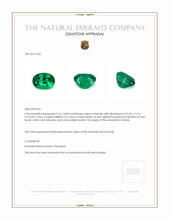 2.61 Ct. Emerald from Zambia Appraisal