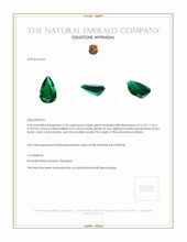 2.35 Ct. Emerald from Zambia Appraisal