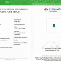 2.35 Ct. Emerald from Zambia Scan Report