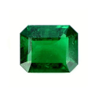  Emerald Ring 3.26 Ct., 18K Yellow Gold Combination Stone