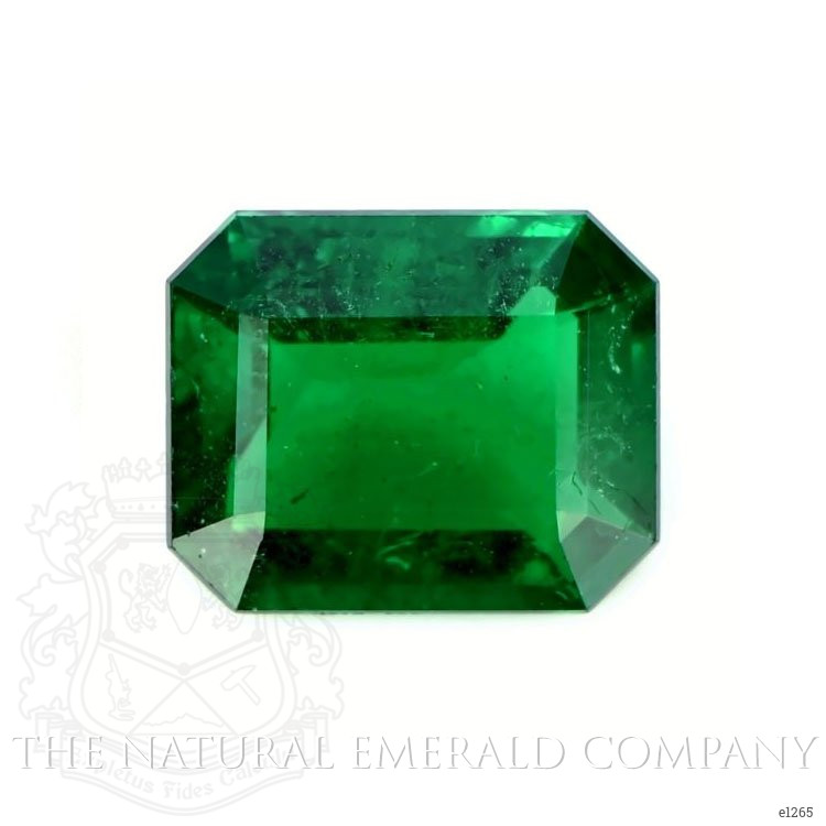 Solitaire Emerald Ring 3.26 Ct., 18K Yellow Gold