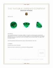 1.95 Ct. Emerald from Zambia Appraisal