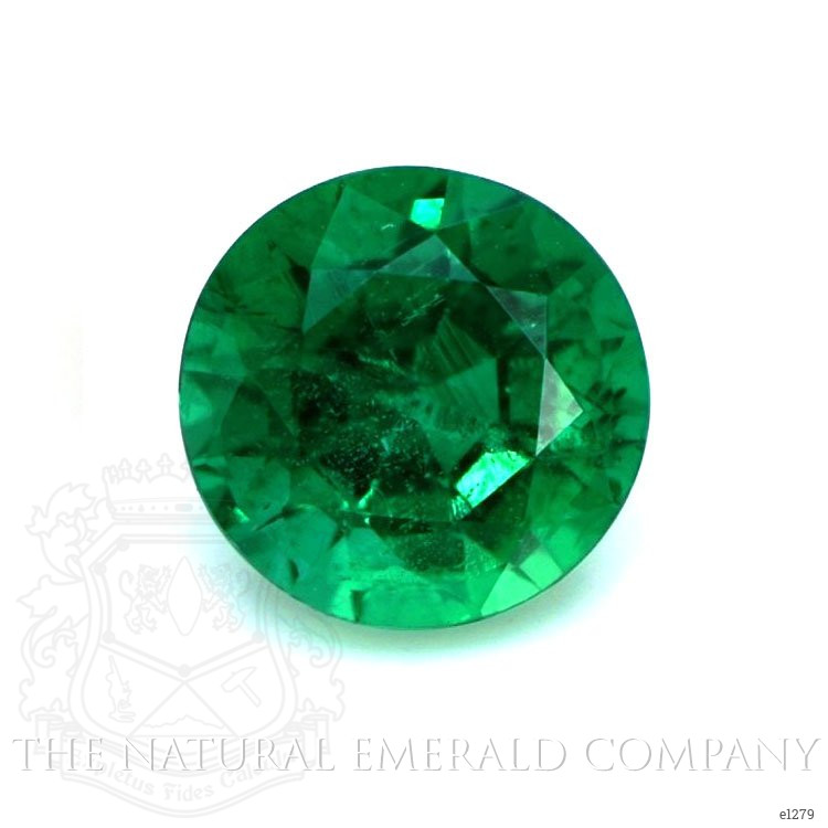 Three Stone Emerald Ring 1.95 Ct., 18K White Gold
