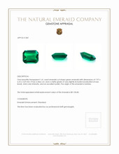 1.41 Ct. Emerald from Zambia Appraisal