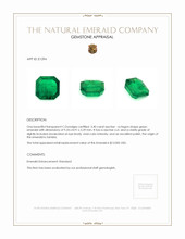 3.40 Ct. Emerald from Zambia Appraisal