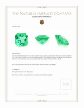 2.72 Ct. Emerald from Brazil Appraisal