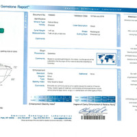 1.47 Ct. Emerald from Colombia Scan Report