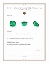 1.13 Ct. Emerald from Zambia Appraisal