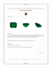 4.08 Ct. Emerald from Zambia Appraisal