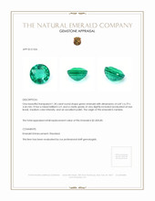 1.30 Ct. Emerald from Zambia Appraisal