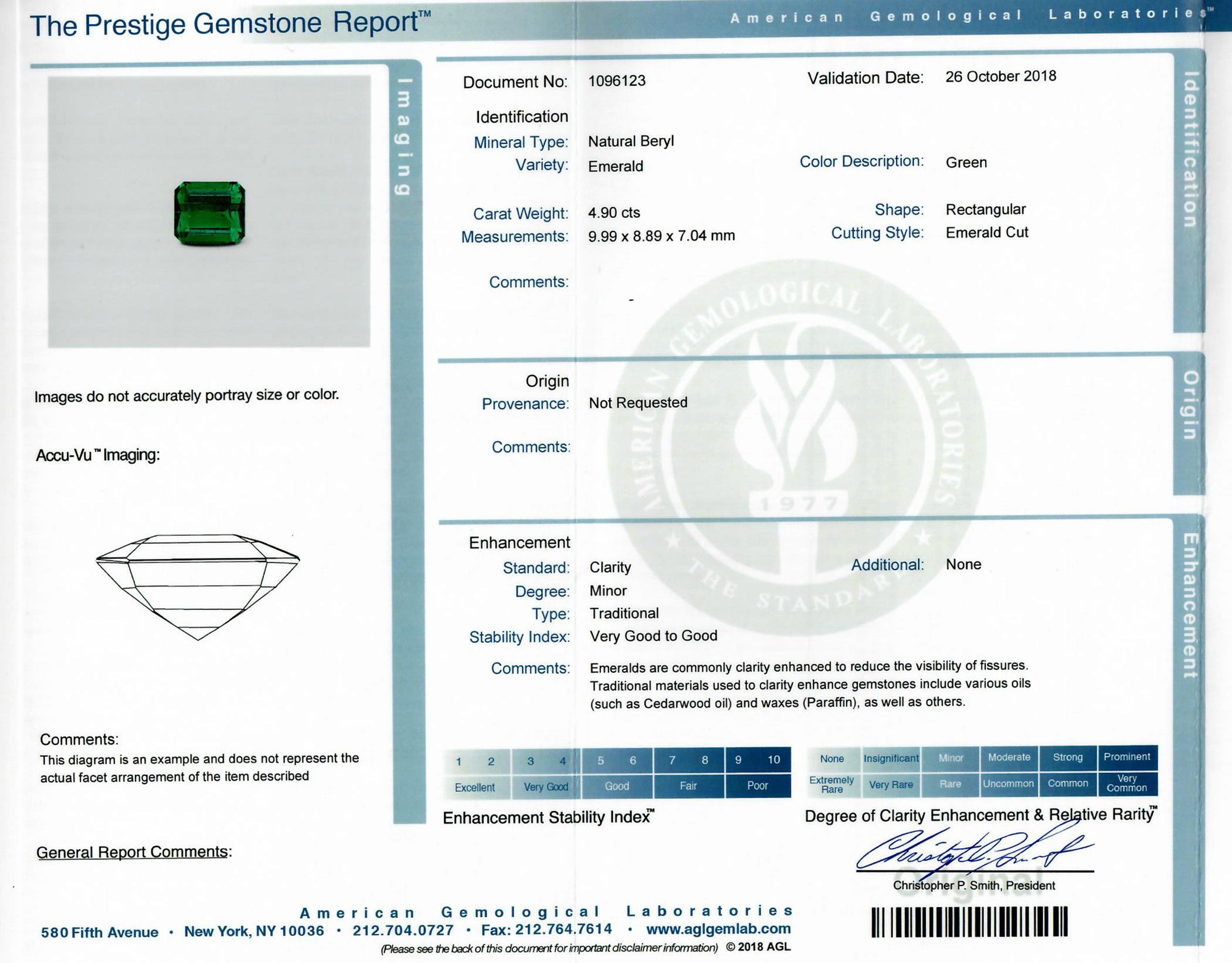 4.90 Ct. Emerald from Zambia