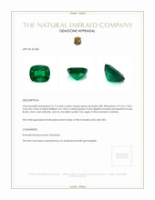2.73 Ct. Emerald from Zambia Appraisal