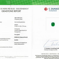 6.53 Ct. Emerald from Zambia Scan Report