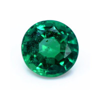  Emerald Ring 1.04 Ct., 18K Yellow Gold Combination Stone