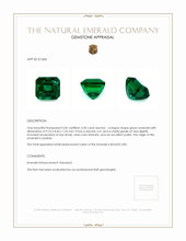 4.30 Ct. Emerald from Zambia Appraisal