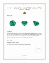0.91 Ct. Emerald from Zambia Appraisal