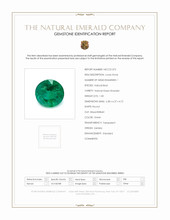 1.00 Ct. Emerald from Zambia Scan Report