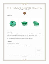 1.37 Ct. Emerald from Zambia Appraisal