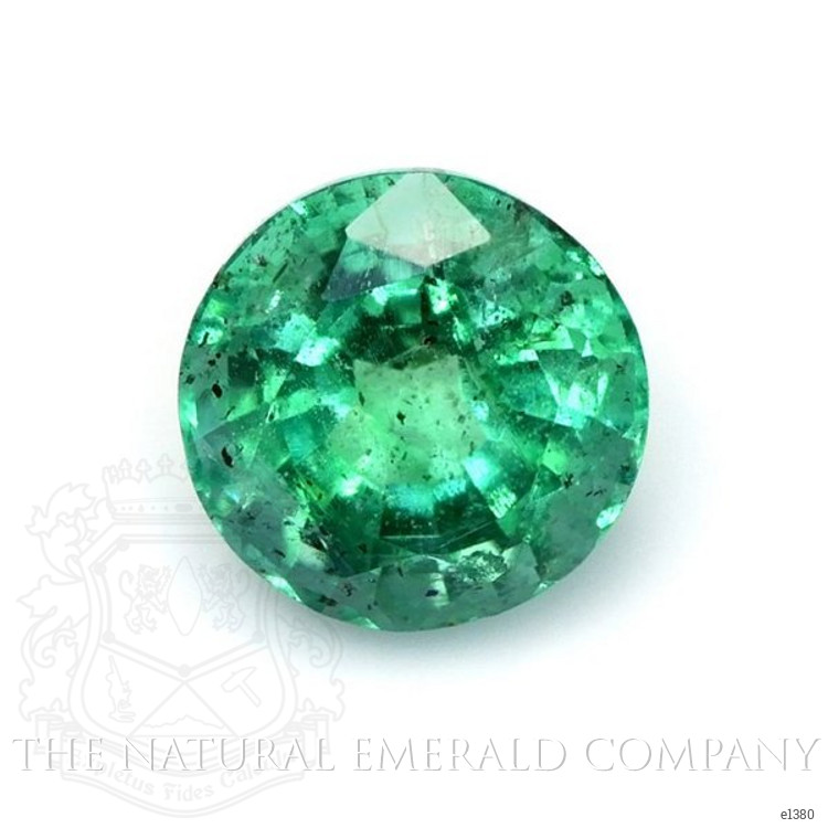 Antique Emerald Ring 0.98 Ct., 18K White Gold