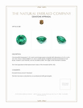 1.02 Ct. Emerald from Zambia Appraisal