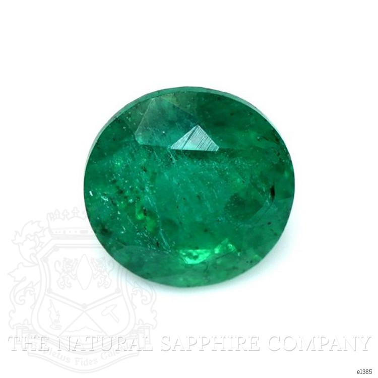 Three Stone Emerald Ring 1.22 Ct., 18K Yellow Gold