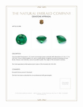 1.33 Ct. Emerald from Zambia Appraisal